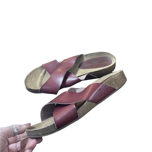 Rock and Candy Caragan Leather Slides size 6 - Picture 6 of 7